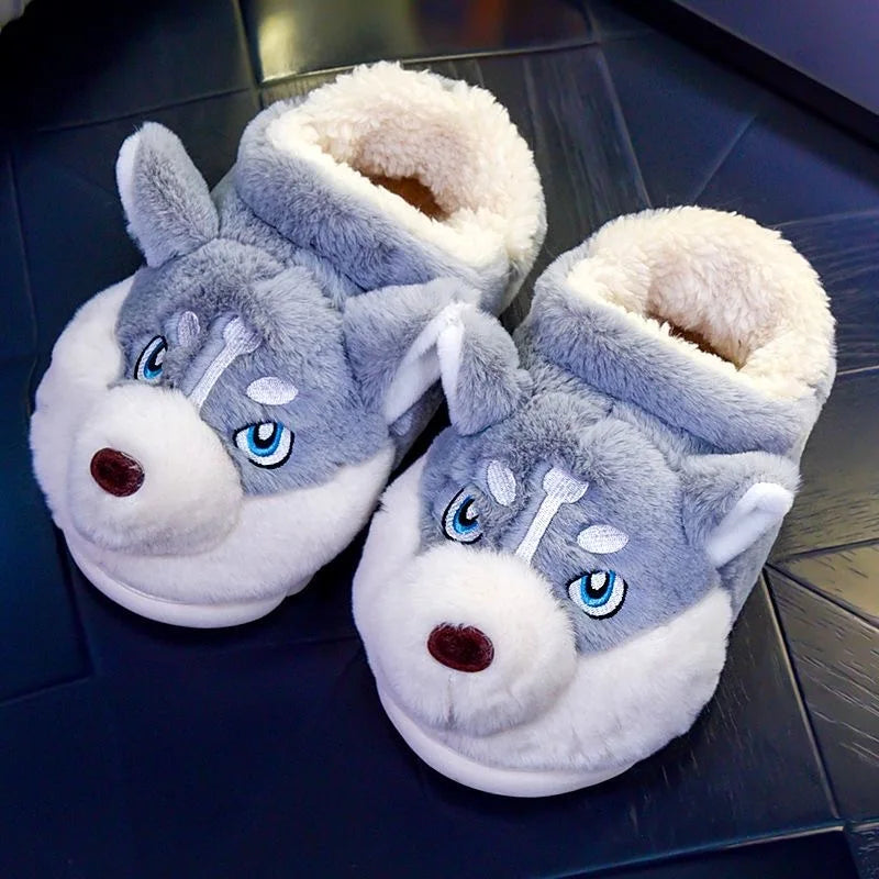 Pantufa e Chinelo Husky Siberiano