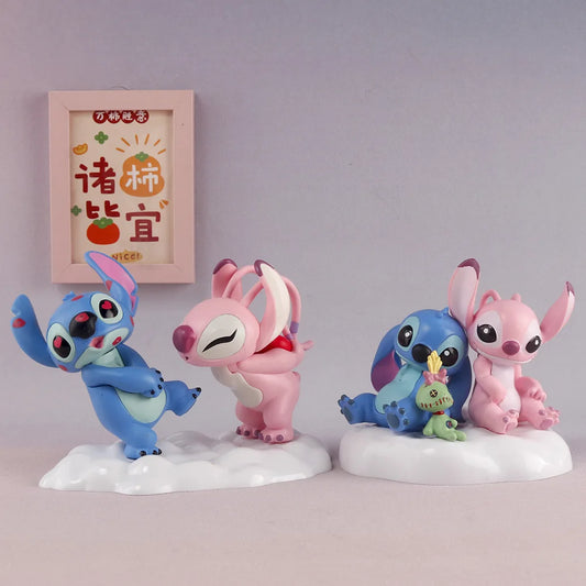 Stitch e Angel - Action Figure Dia dos Namorados