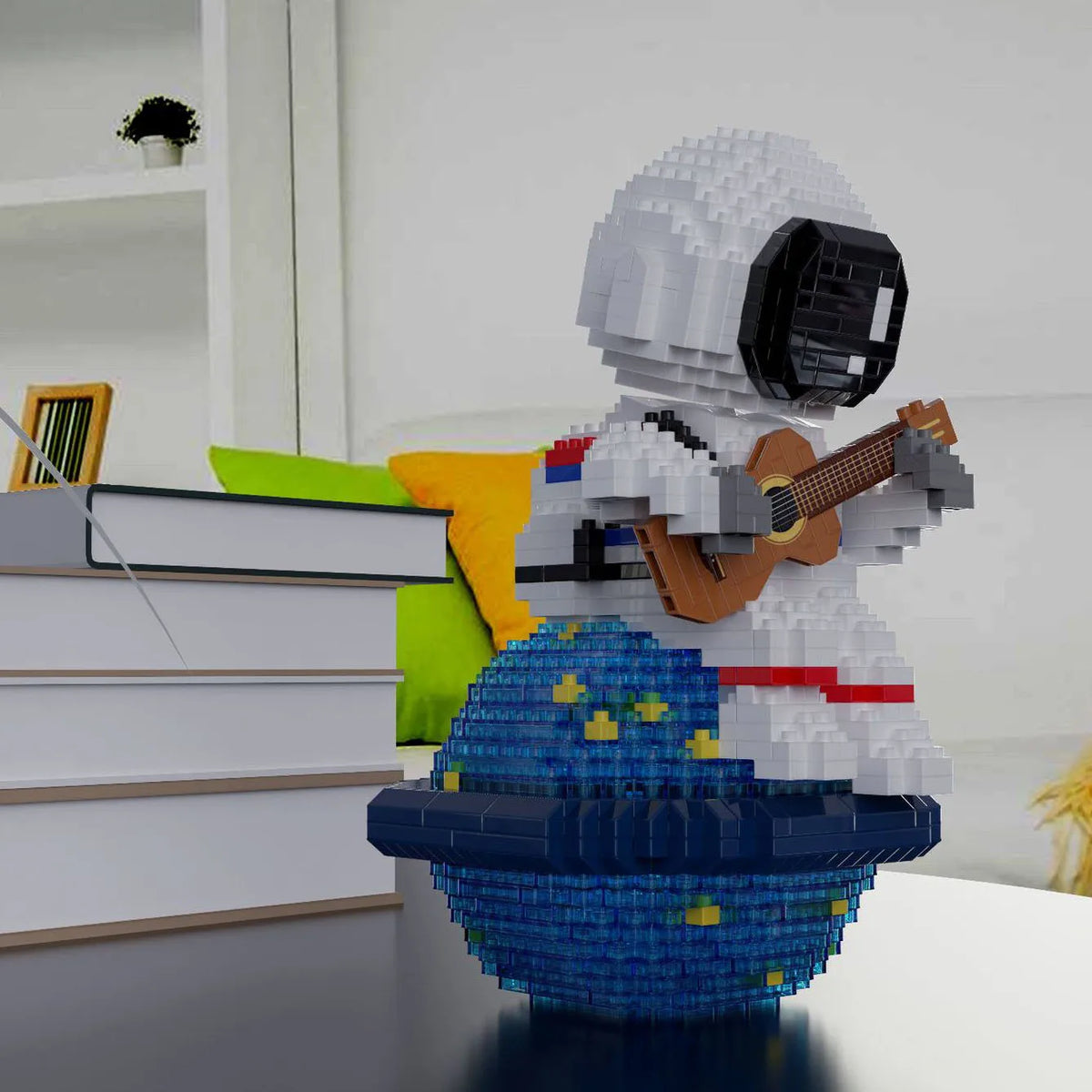 Lego Astronauta - Modelo com Luz e 1423 Peças